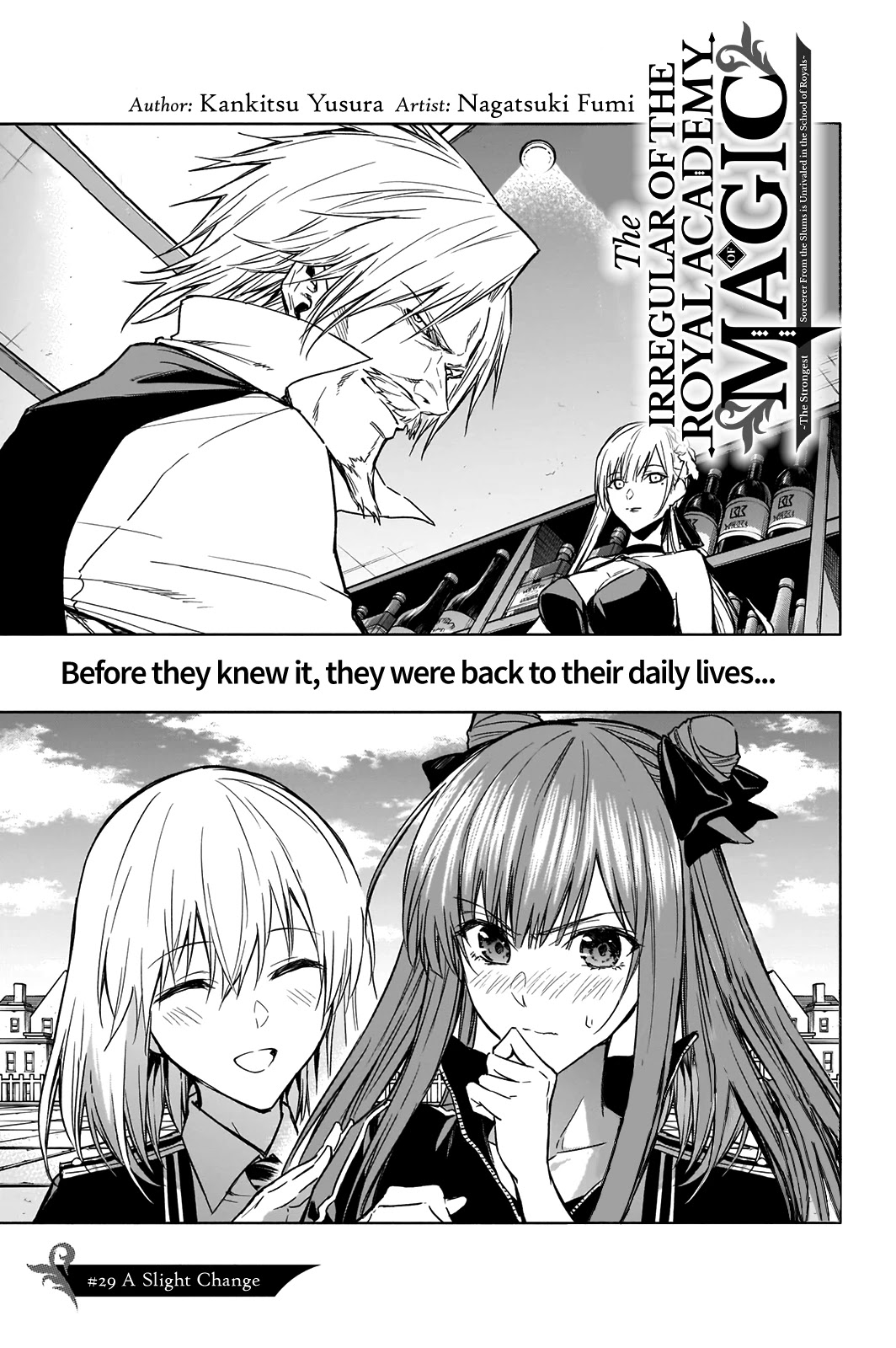 The Irregular of the Royal Academy of Magic ~The Strongest Sorcerer From the Slums is Unrivaled in the School of Royals ~ Chapter 29 page 2 - Chapter 29: A Slight Change