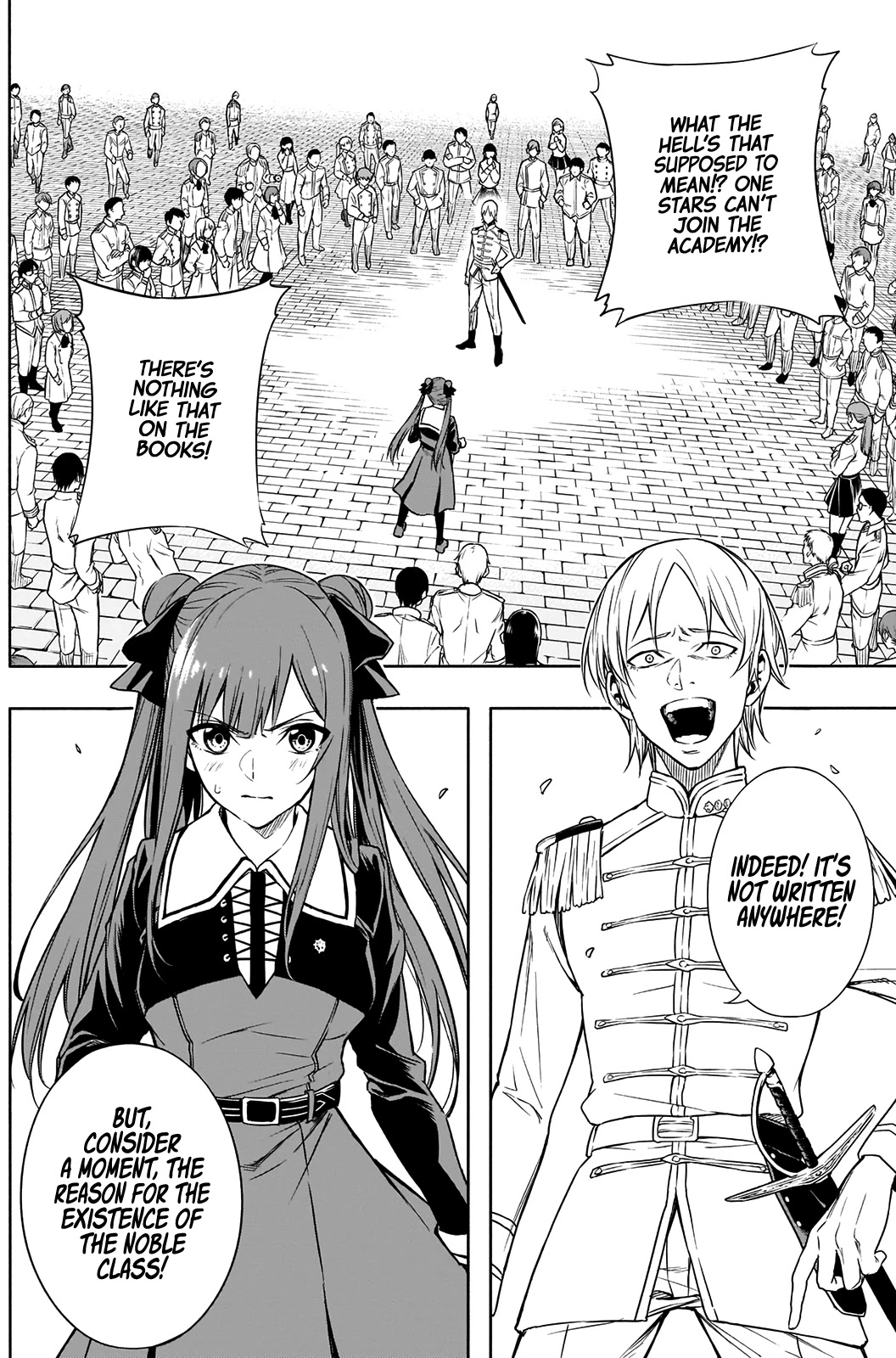 The Irregular of the Royal Academy of Magic ~The Strongest Sorcerer From the Slums is Unrivaled in the School of Royals ~ Chapter 4 page 11 - Chapter 4: Incident at the School Gate