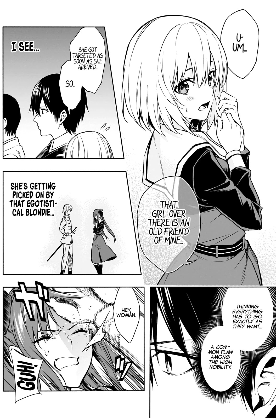 The Irregular of the Royal Academy of Magic ~The Strongest Sorcerer From the Slums is Unrivaled in the School of Royals ~ Chapter 4 page 15 - Chapter 4: Incident at the School Gate