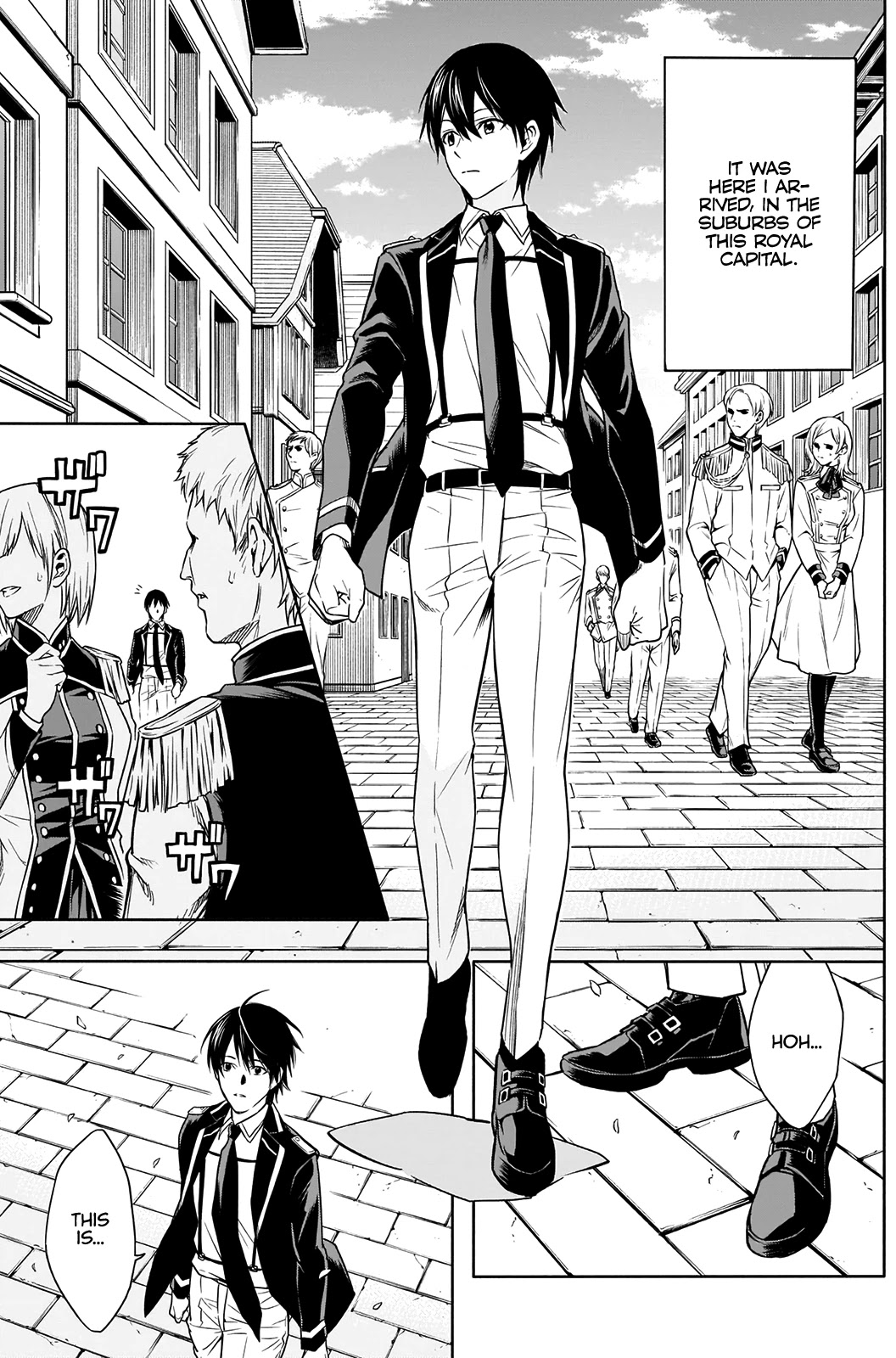 The Irregular of the Royal Academy of Magic ~The Strongest Sorcerer From the Slums is Unrivaled in the School of Royals ~ Chapter 4 page 5 - Chapter 4: Incident at the School Gate