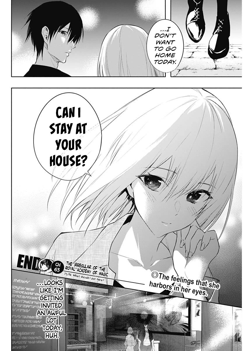 The Irregular of the Royal Academy of Magic ~The Strongest Sorcerer From the Slums is Unrivaled in the School of Royals ~ Chapter 63 page 19 - Chapter 63: He's Just a Classmate