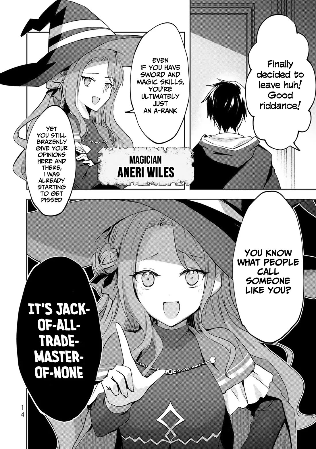 The Jack-of-All-Trades Kicked Out of the Hero's Party: The Swordsman Who Became a Support Mage Due to Party Circumstances, Becomes All-Powerful Chapter 1 page 12 - Chapter 1: A Swordsman who Reverted to Jack of All Trades