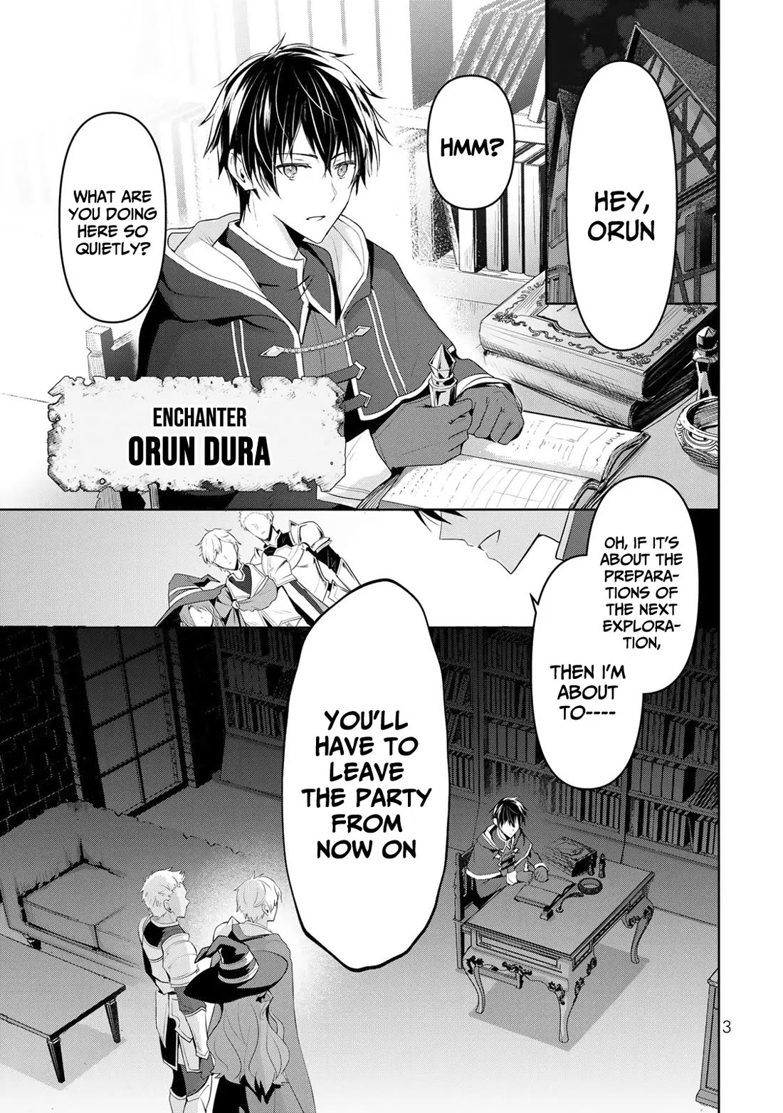 The Jack-of-All-Trades Kicked Out of the Hero's Party: The Swordsman Who Became a Support Mage Due to Party Circumstances, Becomes All-Powerful Chapter 1 page 2 - Chapter 1: A Swordsman who Reverted to Jack of All Trades