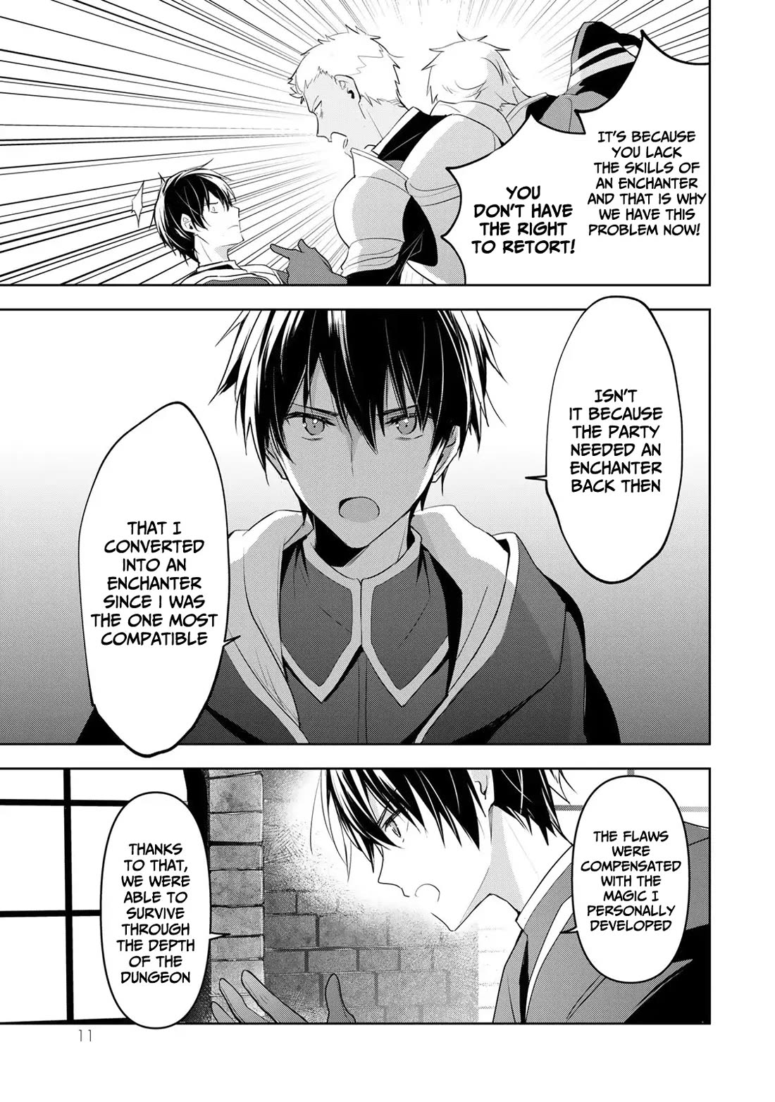 The Jack-of-All-Trades Kicked Out of the Hero's Party: The Swordsman Who Became a Support Mage Due to Party Circumstances, Becomes All-Powerful Chapter 1 page 9 - Chapter 1: A Swordsman who Reverted to Jack of All Trades