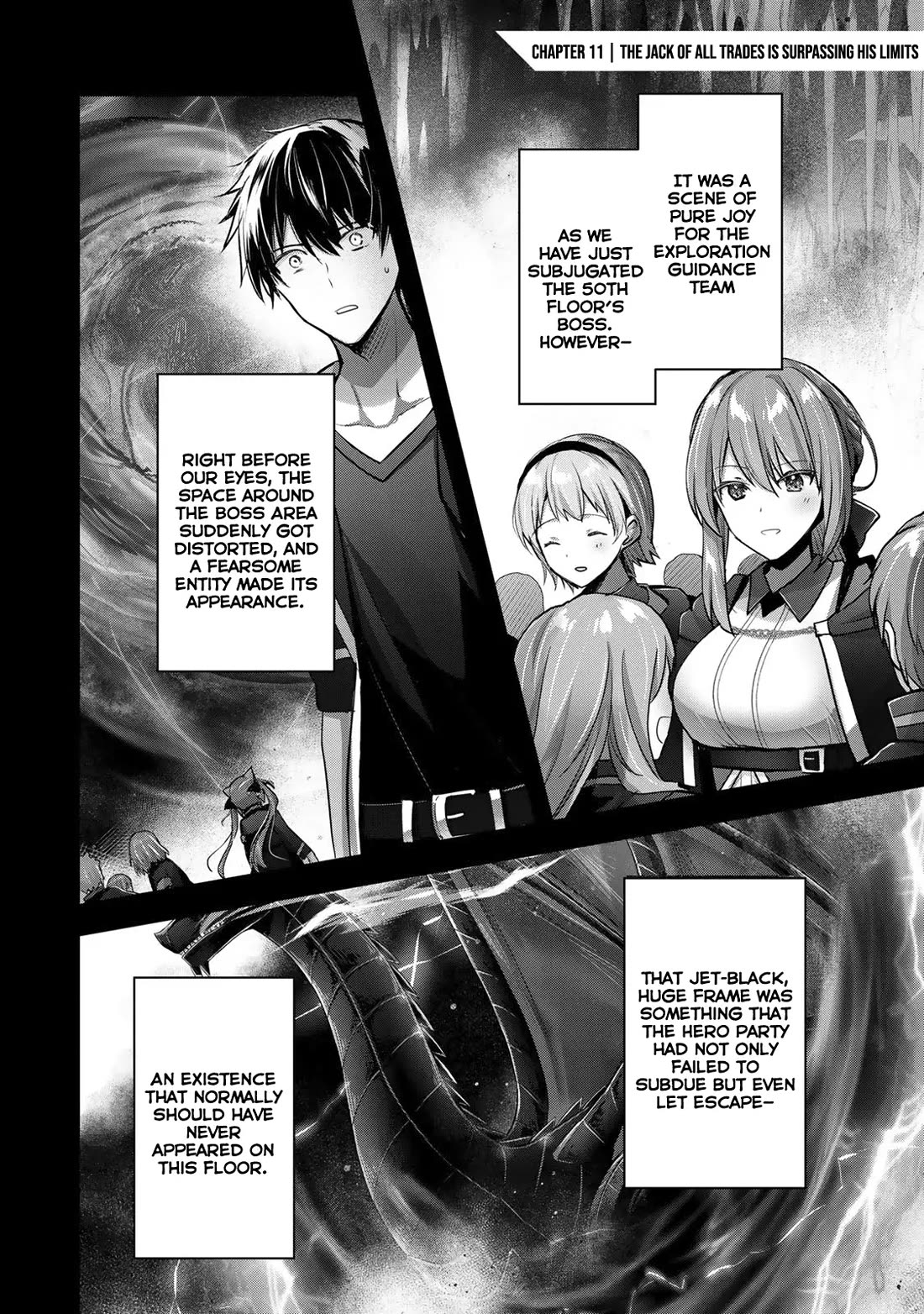 The Jack-of-All-Trades Kicked Out of the Hero's Party: The Swordsman Who Became a Support Mage Due to Party Circumstances, Becomes All-Powerful Chapter 11 page 3 - Chapter 11: The jack of all trades is surpassing his limits