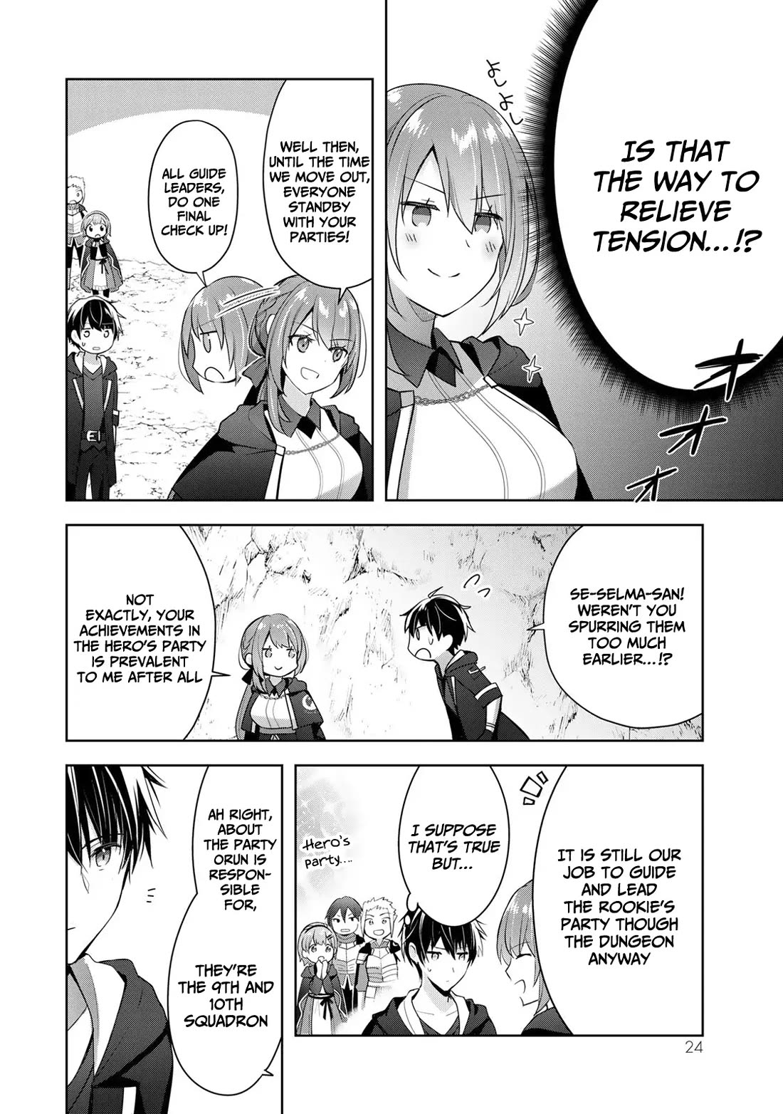 The Jack-of-All-Trades Kicked Out of the Hero's Party: The Swordsman Who Became a Support Mage Due to Party Circumstances, Becomes All-Powerful Chapter 4 page 24 - Chapter 4: The jack of all trades to relieve tensions