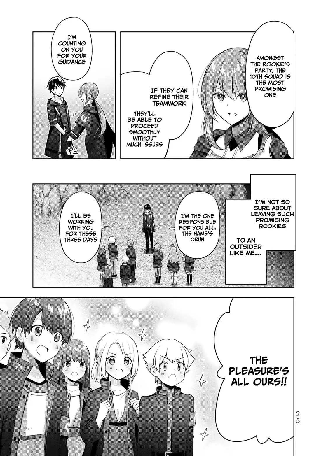 The Jack-of-All-Trades Kicked Out of the Hero's Party: The Swordsman Who Became a Support Mage Due to Party Circumstances, Becomes All-Powerful Chapter 4 page 25 - Chapter 4: The jack of all trades to relieve tensions