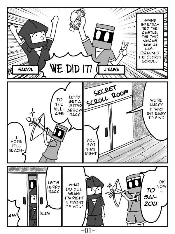 The Japonica Ninja-Technique Guidebook Chapter 3 page 1 - Chapter 3