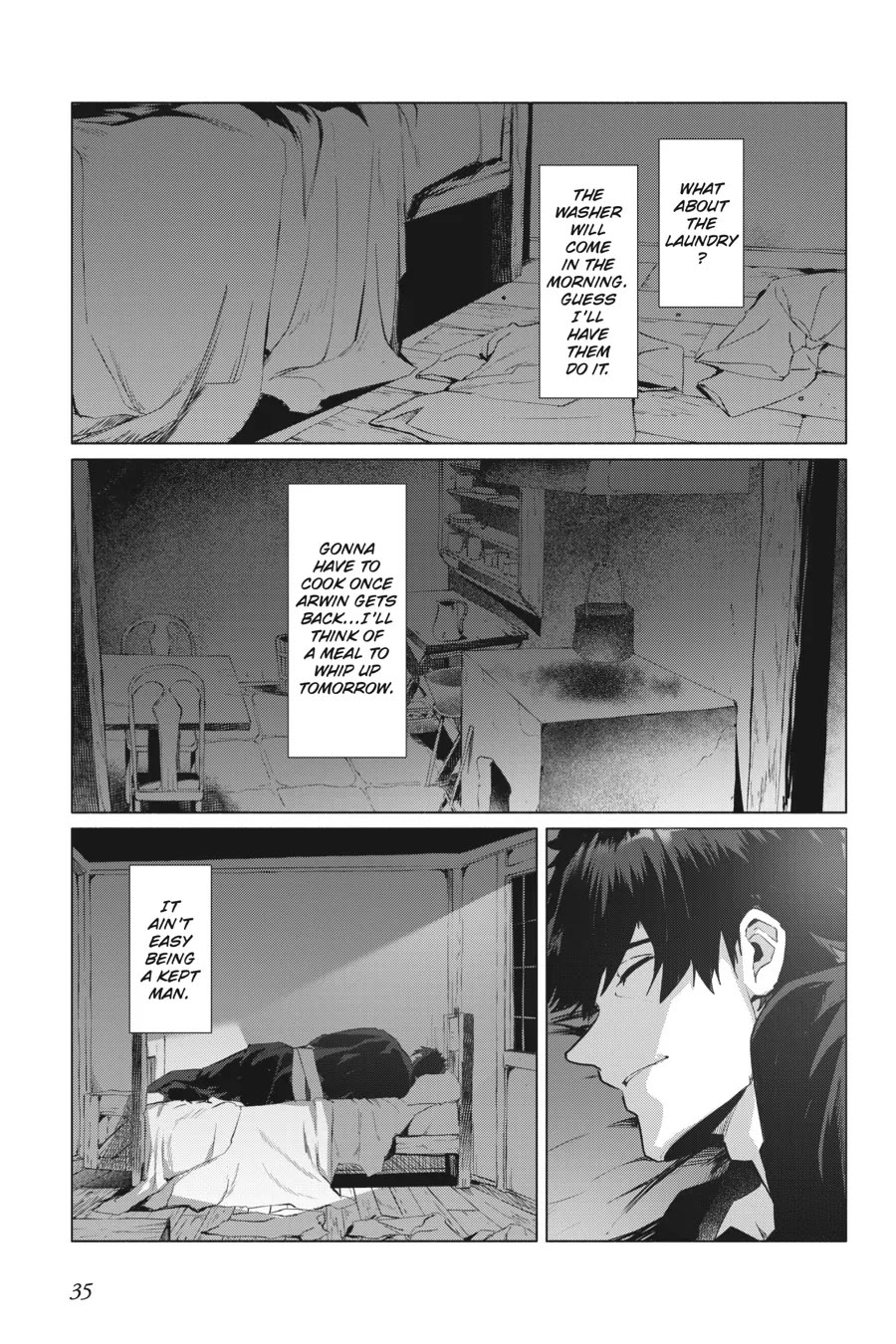 The Kept Man of the Princess Knight Chapter 1 page 34 - Chapter 1: The Kept Man of Gray Neighbor, the Dungeon City