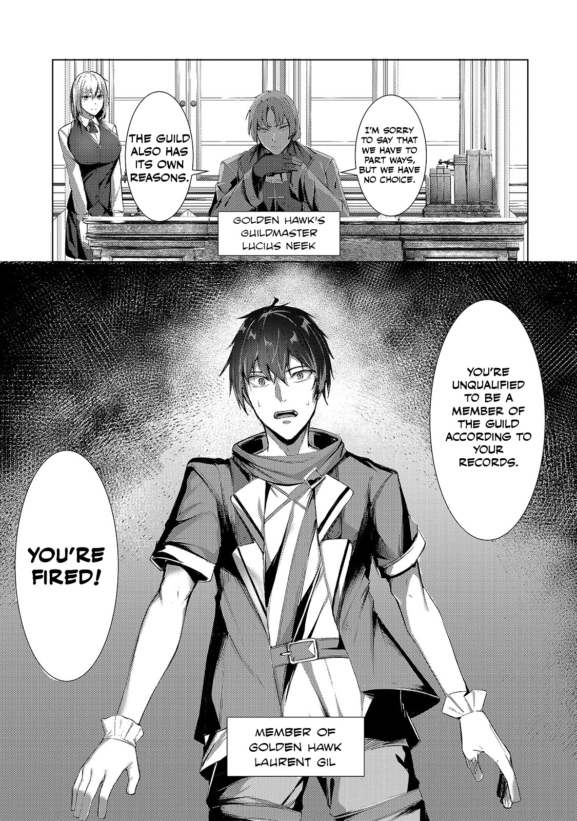 The Kicked Out S-Rank Appraiser Creates the Strongest Guild Chapter 1 page 3 - Chapter 1: Exiled Loran