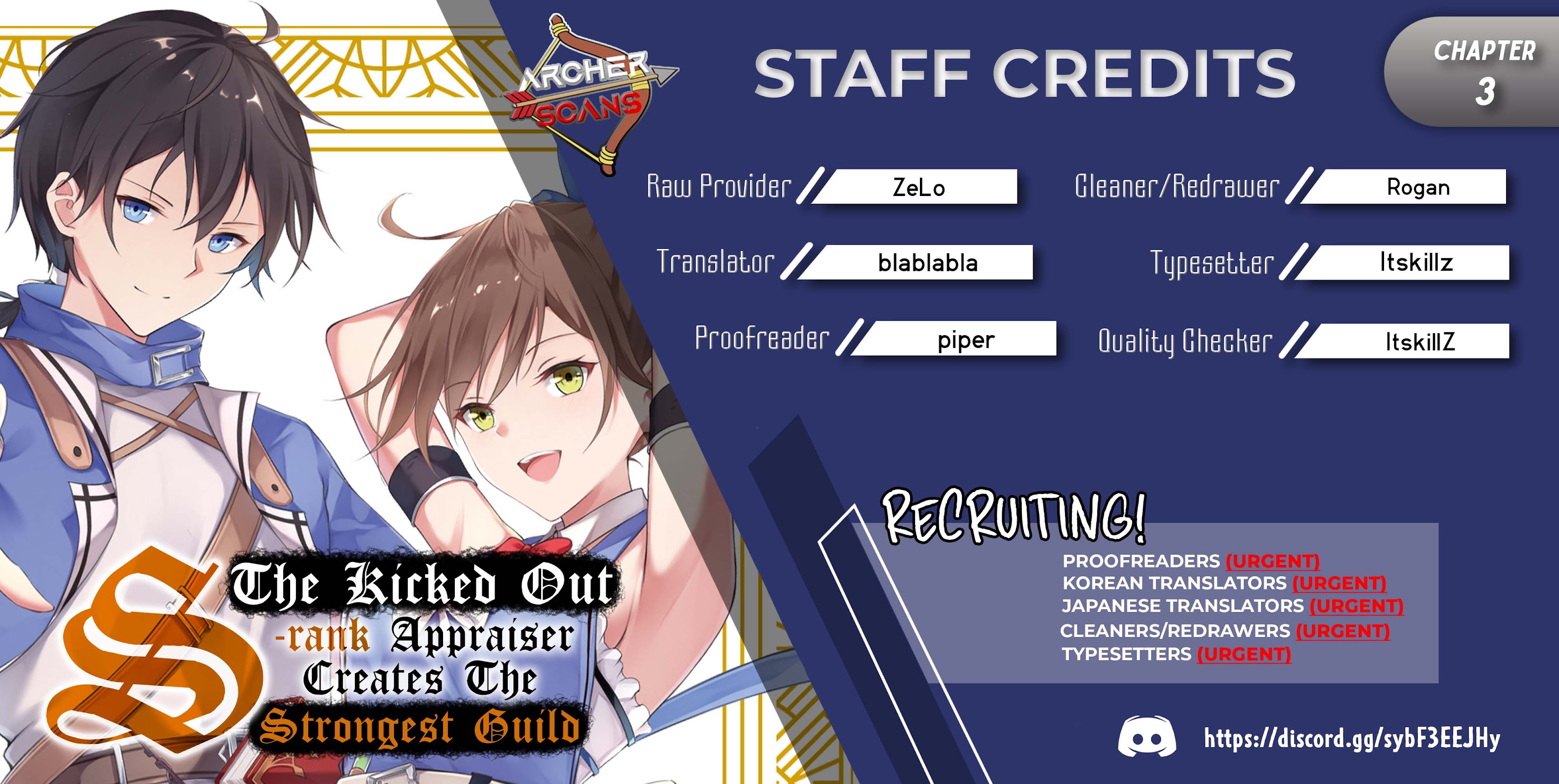 The Kicked Out S-Rank Appraiser Creates the Strongest Guild Chapter 3 page 1 - Chapter 3: Jill Irwin