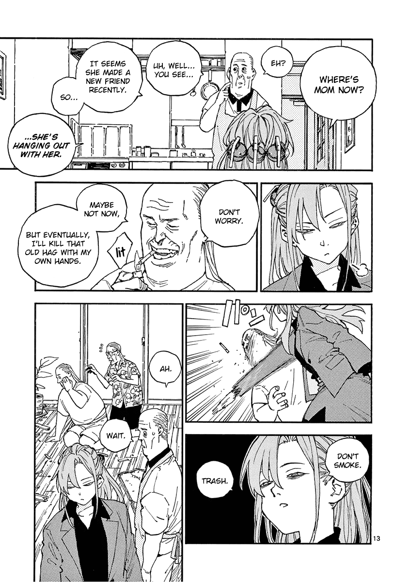The Killer Can't Kill The Old Bag Today Either. Chapter 18 page 13 - Chapter 18: Ootsuka Saori 1