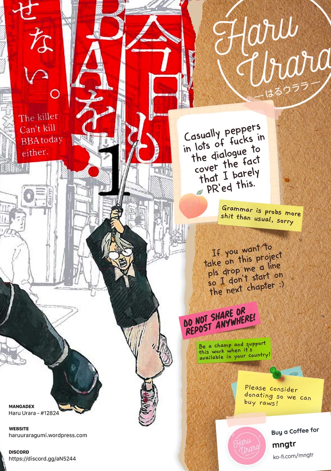The Killer Can't Kill The Old Bag Today Either. Chapter 2 page 12 - Chapter 2