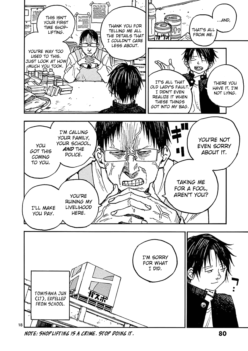 The Killer Can't Kill The Old Bag Today Either. Chapter 5 page 18 - Chapter 5: Tomisawa Jun