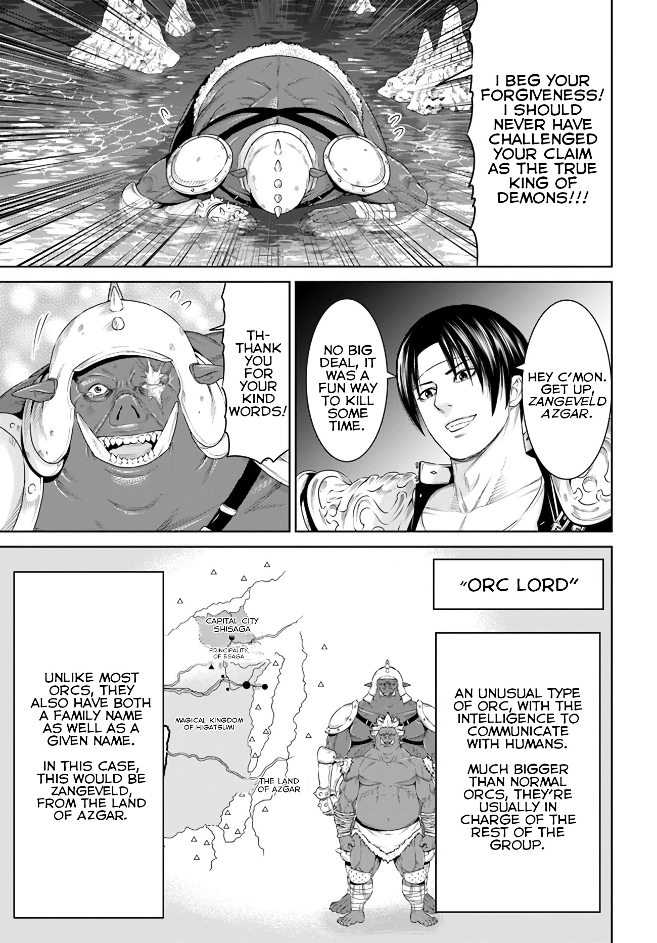 The King of Fantasy Chapter 16 page 8 - Chapter 16: The Demon King, Kusanagi