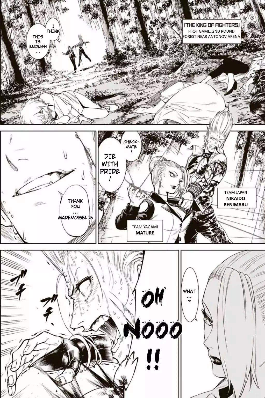 The King of Fighters: A New Beginning Chapter 13 page 14 - Chapter 13: Round 5-1: Team Japan vs Team Yagami 3rd