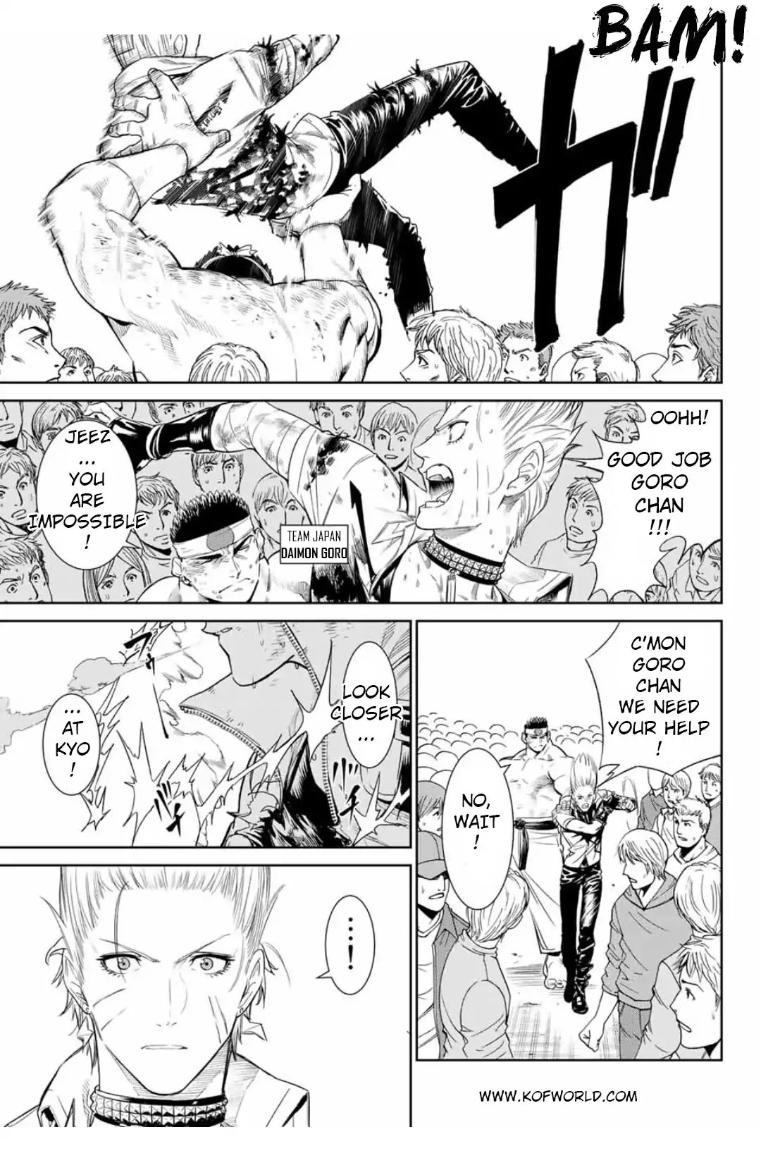 The King of Fighters: A New Beginning Chapter 17 page 19 - Chapter 17: Round 7-1: Team Japan vs Team Yagami 5th