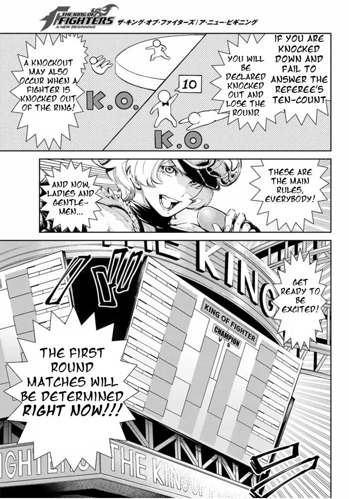 The King of Fighters: A New Beginning Chapter 2 page 12 - Chapter 2: Round 1-2: Member Select