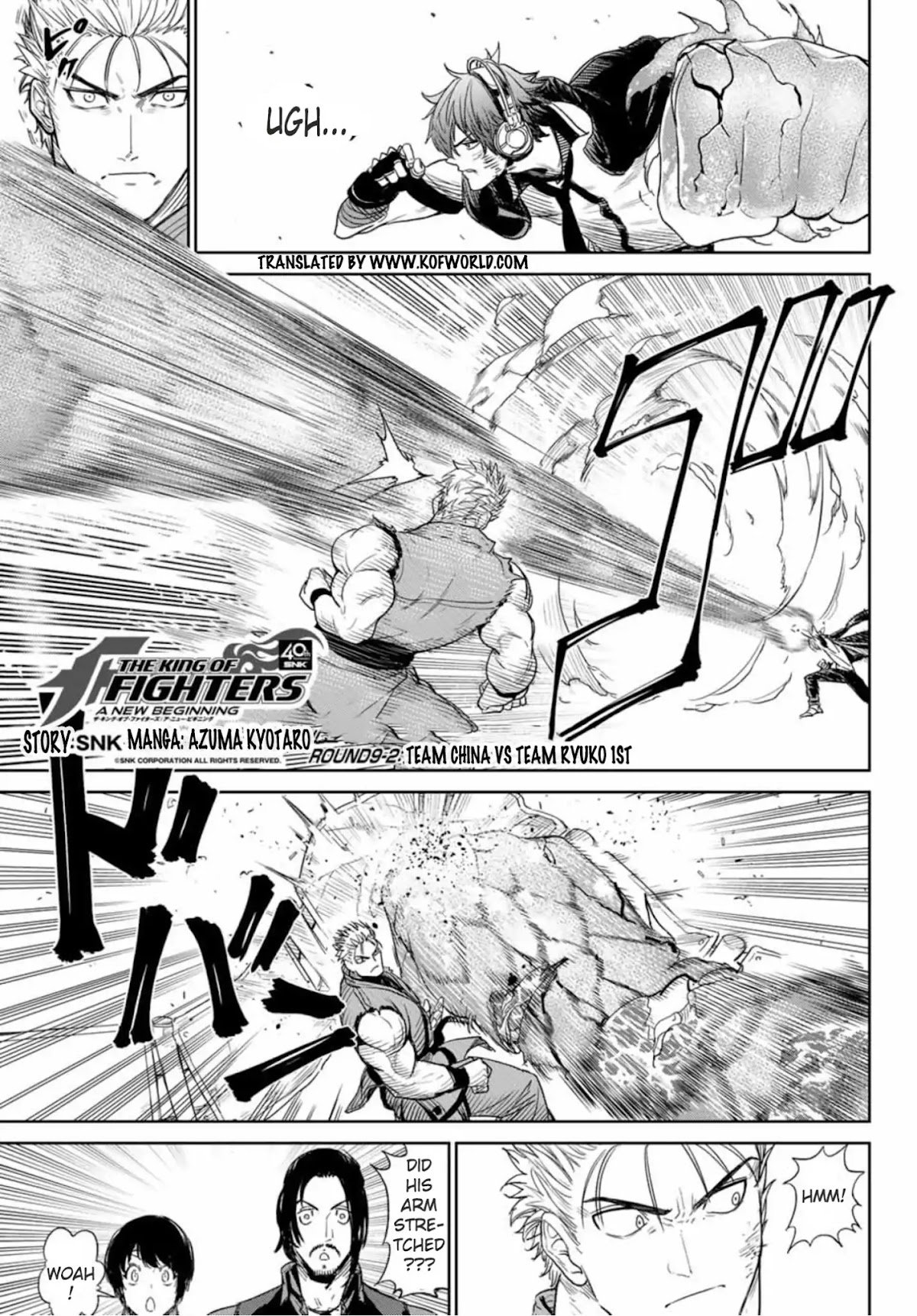 The King of Fighters: A New Beginning Chapter 22 page 1 - Chapter 22: Round 9-2: Team China Vs Team Ryuko 1st