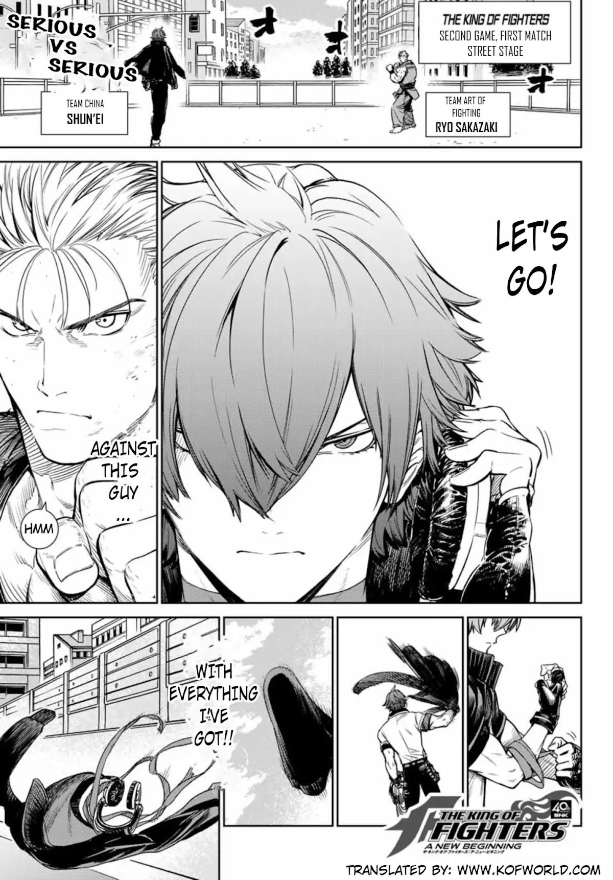 The King of Fighters: A New Beginning Chapter 23 page 1 - Chapter 23: Round 10 - 1: Team China VS Team art of fighting 2ND