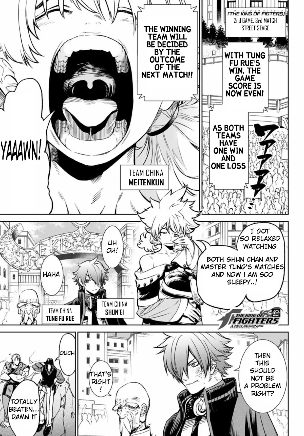The King of Fighters: A New Beginning Chapter 27 page 1 - Chapter 27: Round 12-1: Team China vs Team Art Of Fighting 4th