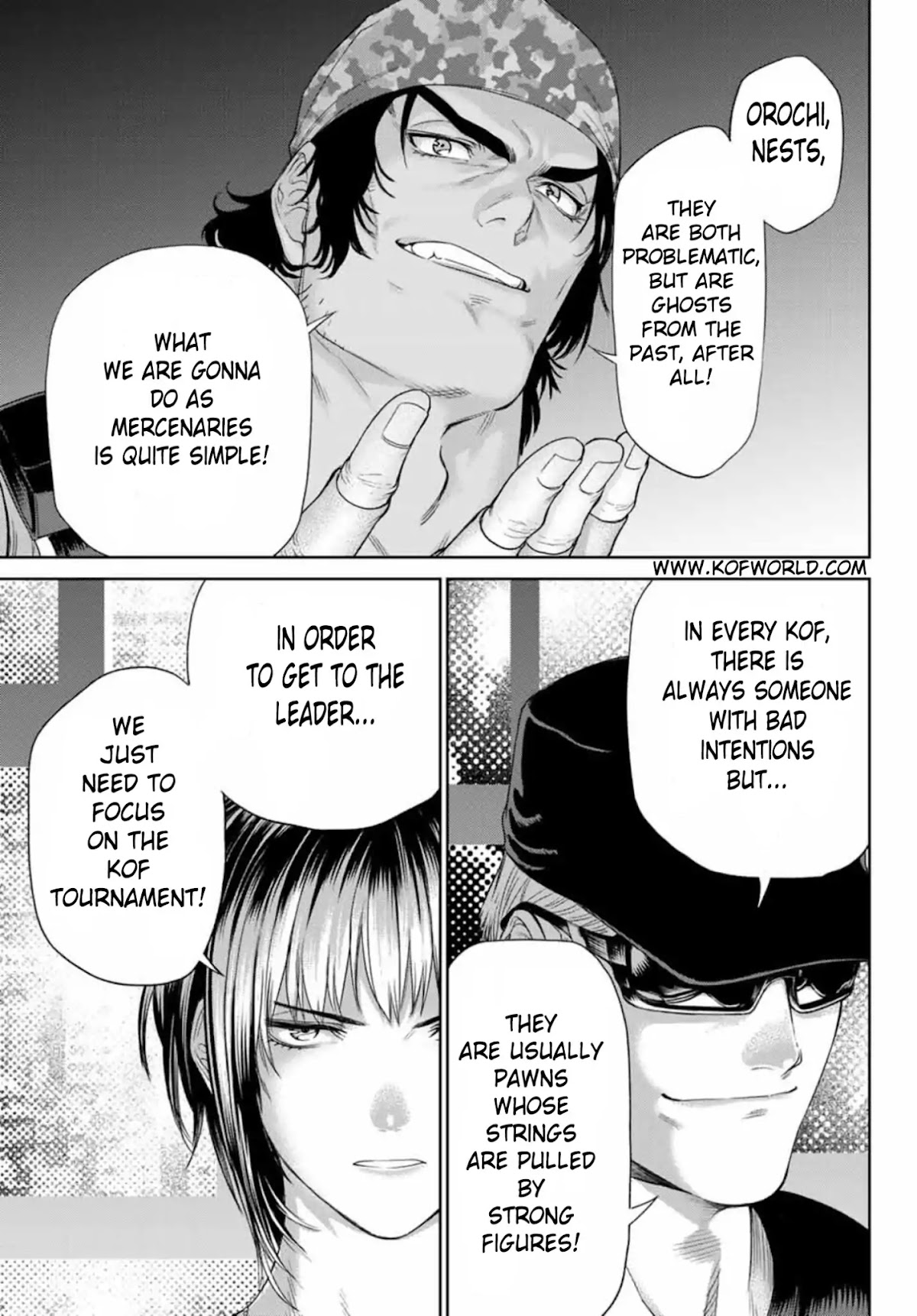 The King of Fighters: A New Beginning Chapter 28 page 17 - Chapter 28: Round 13-1: Team Briefing