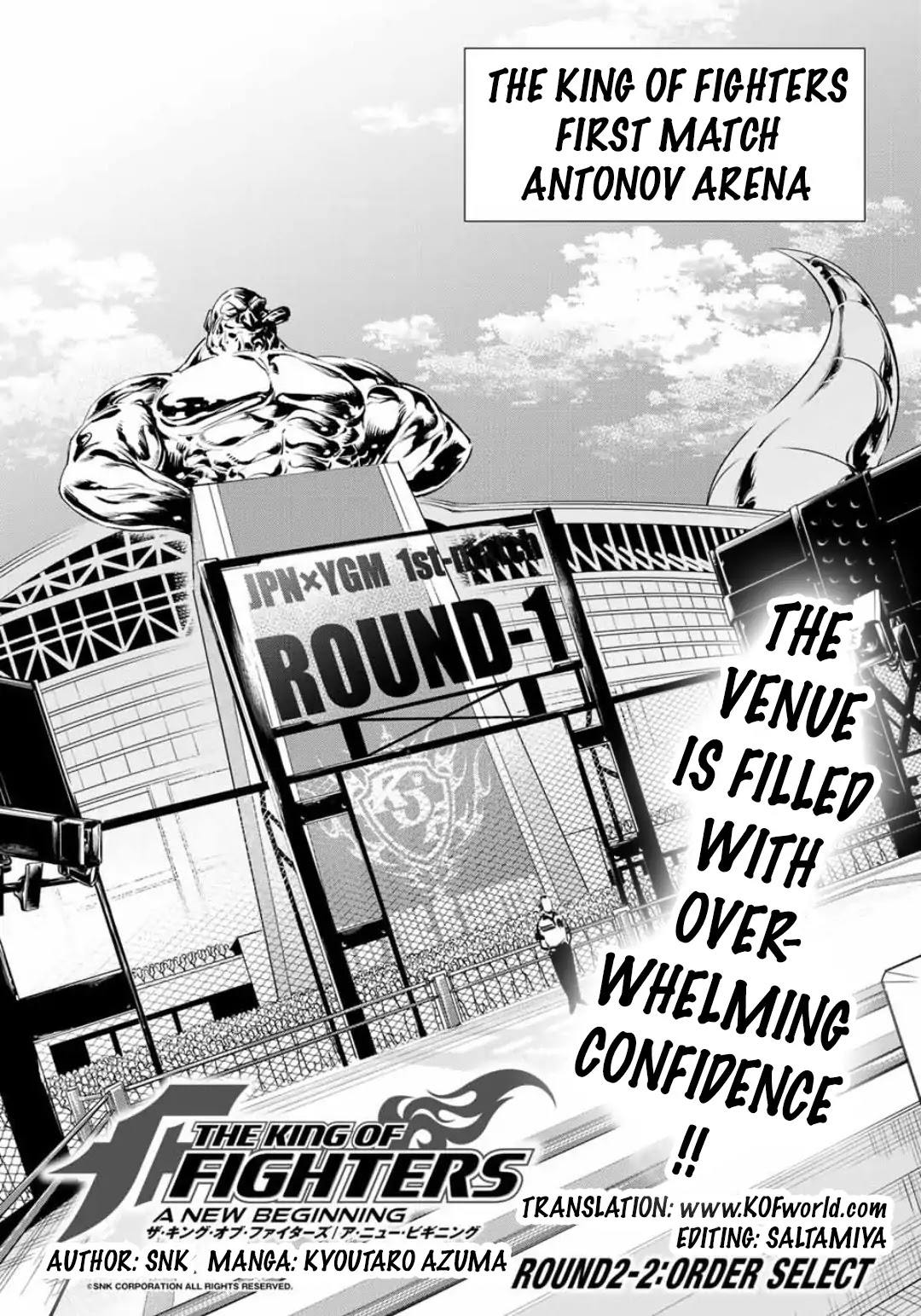 The King of Fighters: A New Beginning Chapter 8 page 1 - Chapter 8: Round 2-2: Order Select