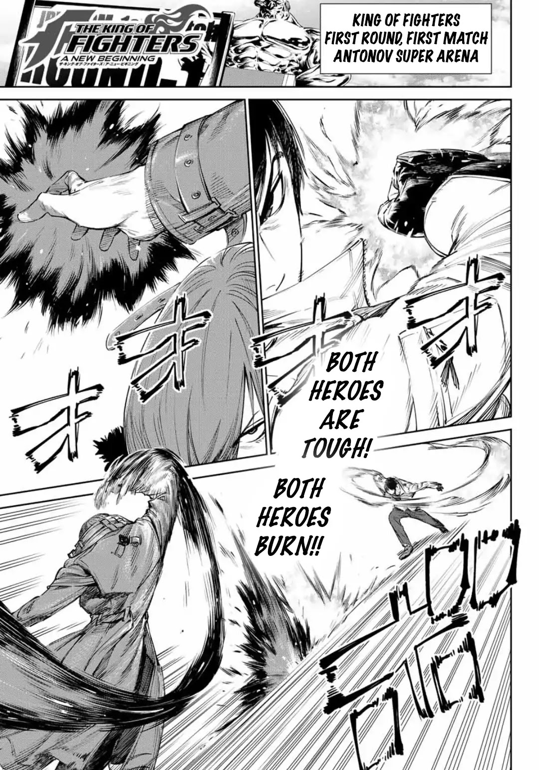 The King of Fighters: A New Beginning Chapter 9 page 1 - Chapter 9: Round 3-1: Team Japan vs Team Yagami