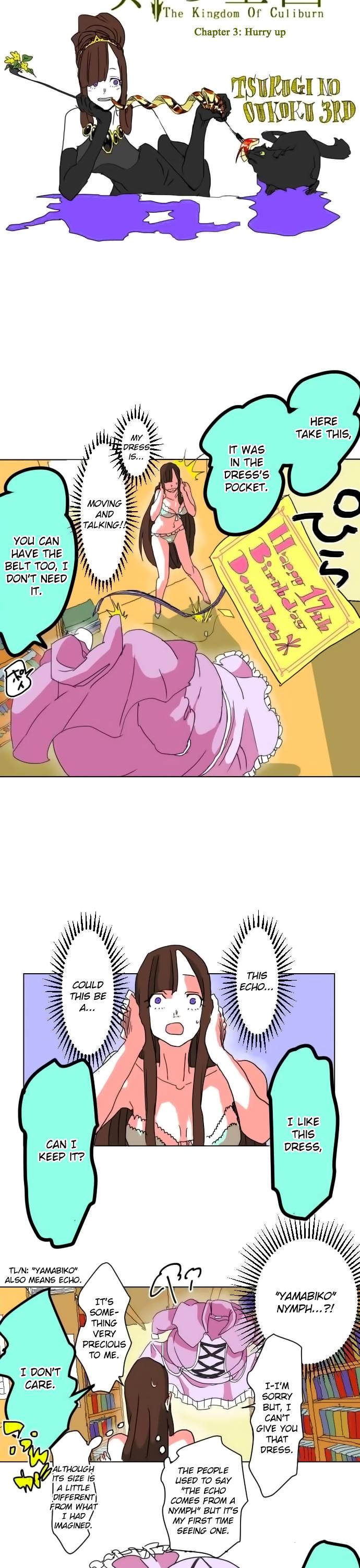The Kingdom of Culiburn Chapter 3 page 3 - Chapter 3: Hurry up