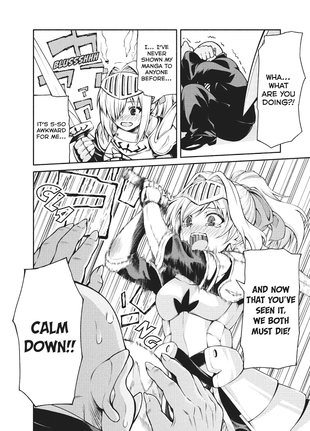 The Knight Cartoonist and Her Orc Editor Chapter 1 page 13 - Chapter 1: THE KNIGHT'S MANGA SUBMISSION!