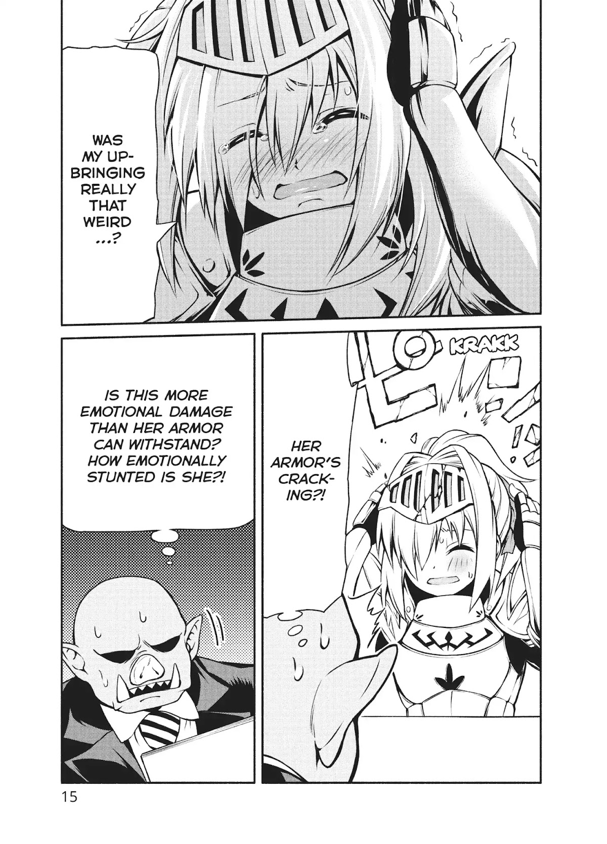 The Knight Cartoonist and Her Orc Editor Chapter 1 page 16 - Chapter 1: THE KNIGHT'S MANGA SUBMISSION!