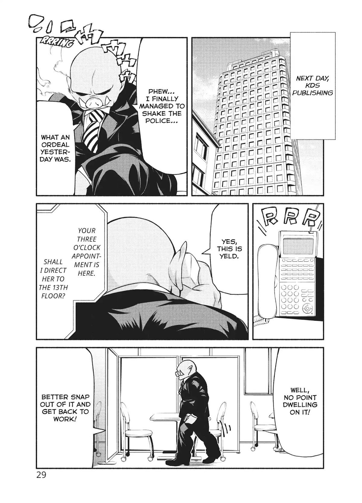 The Knight Cartoonist and Her Orc Editor Chapter 1 page 30 - Chapter 1: THE KNIGHT'S MANGA SUBMISSION!