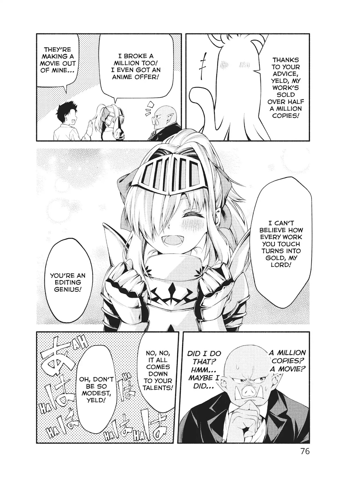 The Knight Cartoonist and Her Orc Editor Chapter 3 page 18 - Chapter 3: TREASURES AND TRAPS