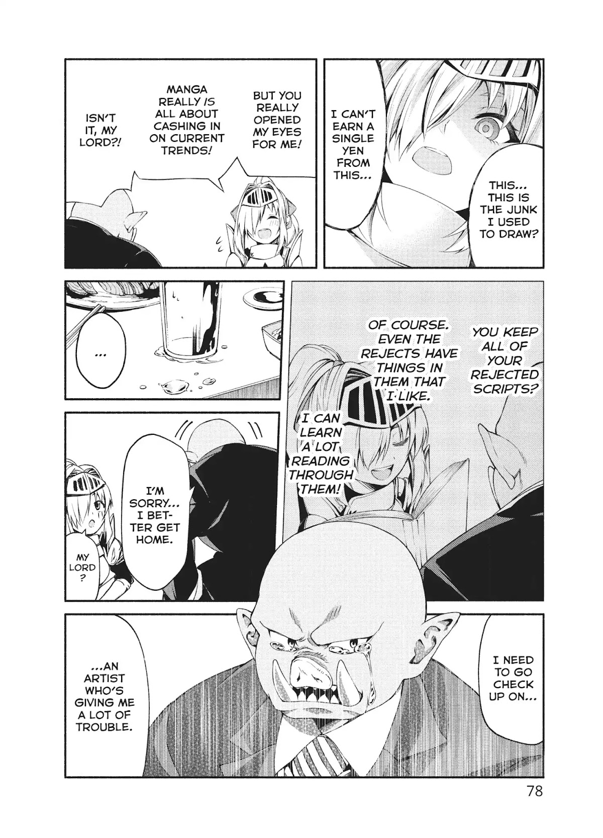 The Knight Cartoonist and Her Orc Editor Chapter 3 page 20 - Chapter 3: TREASURES AND TRAPS