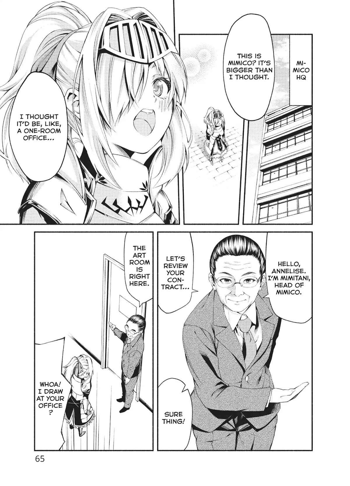 The Knight Cartoonist and Her Orc Editor Chapter 3 page 7 - Chapter 3: TREASURES AND TRAPS