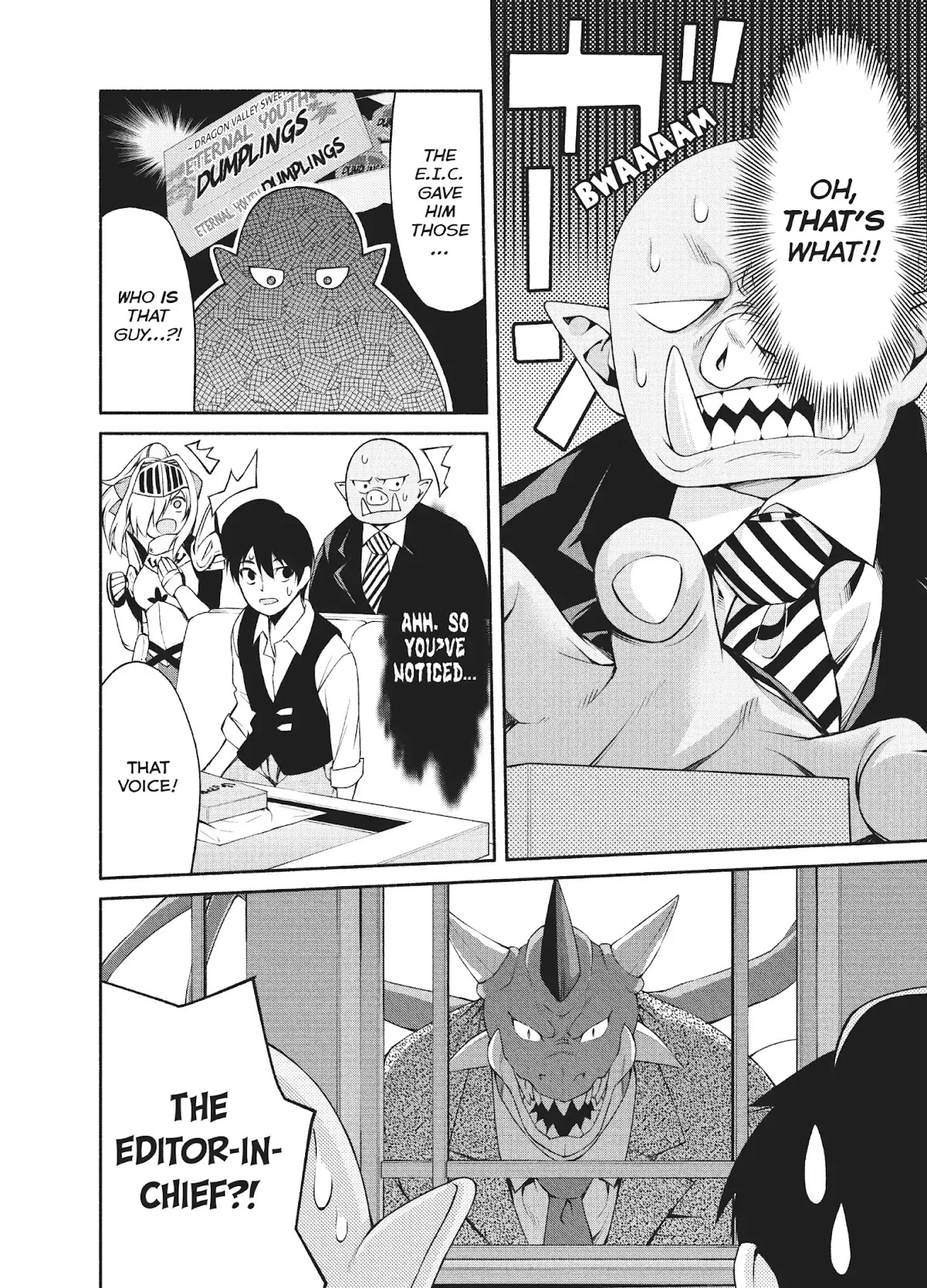 The Knight Cartoonist and Her Orc Editor Chapter 4 page 20 - Chapter 4: RIDDLE OF THE MANGA MASTER