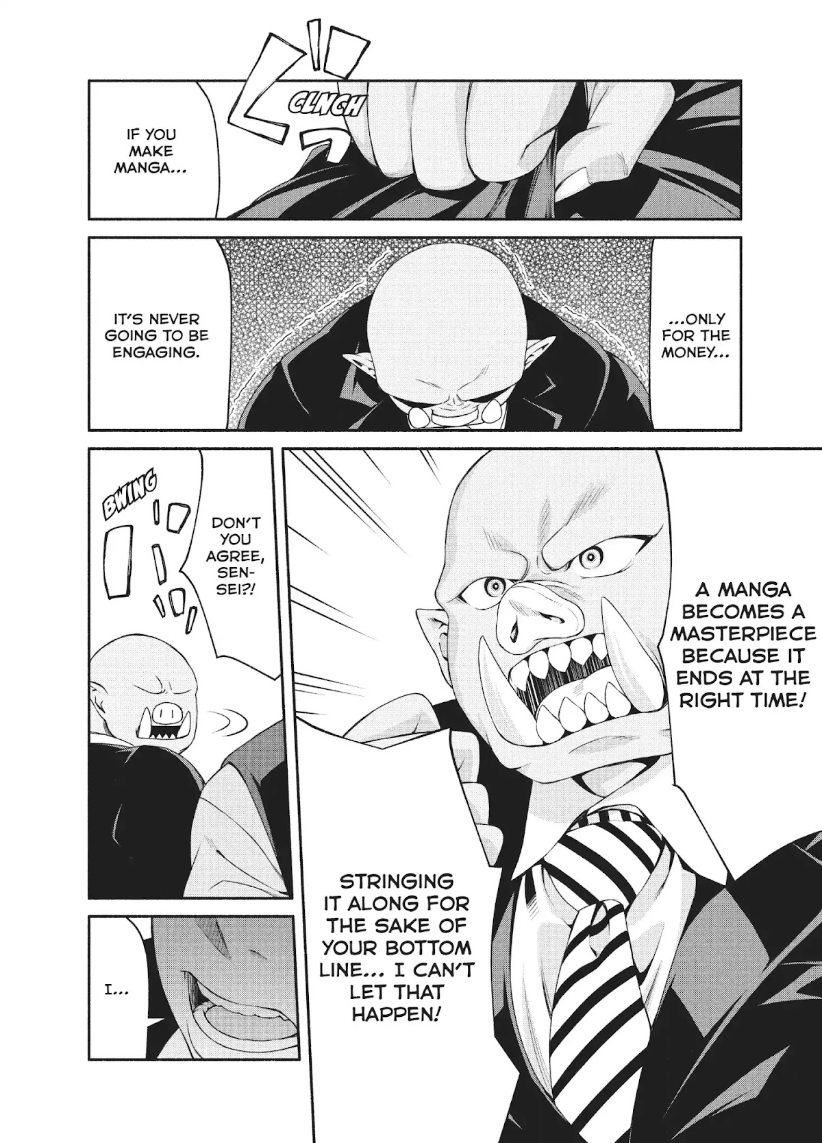The Knight Cartoonist and Her Orc Editor Chapter 4 page 24 - Chapter 4: RIDDLE OF THE MANGA MASTER
