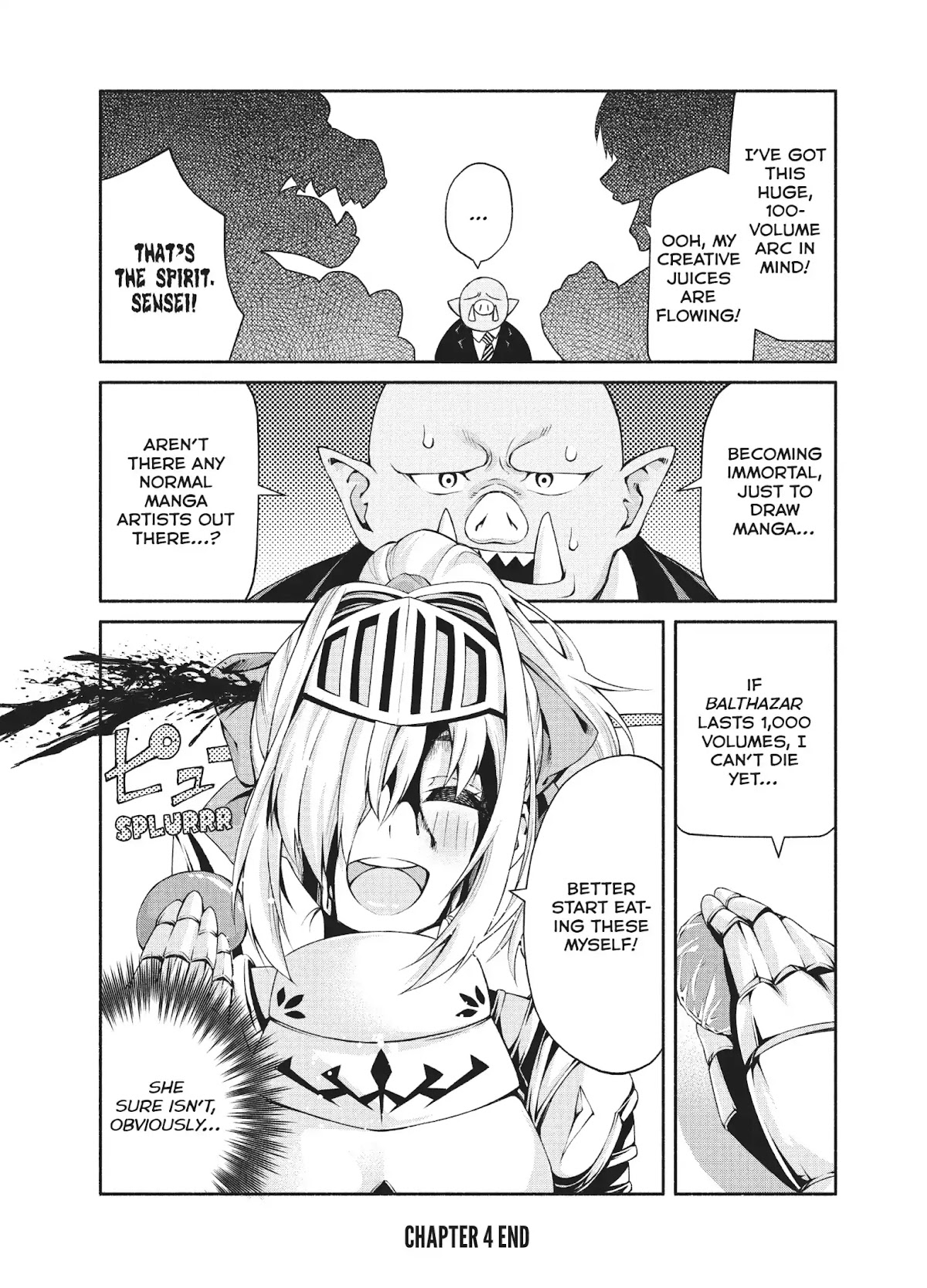 The Knight Cartoonist and Her Orc Editor Chapter 4 page 26 - Chapter 4: RIDDLE OF THE MANGA MASTER