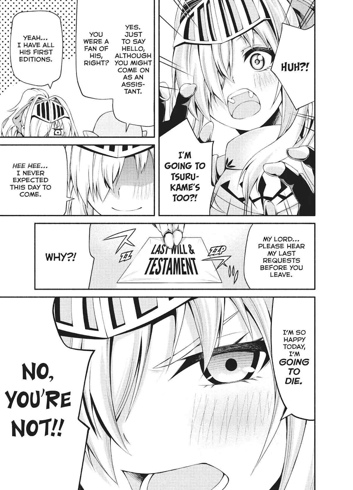 The Knight Cartoonist and Her Orc Editor Chapter 4 page 5 - Chapter 4: RIDDLE OF THE MANGA MASTER