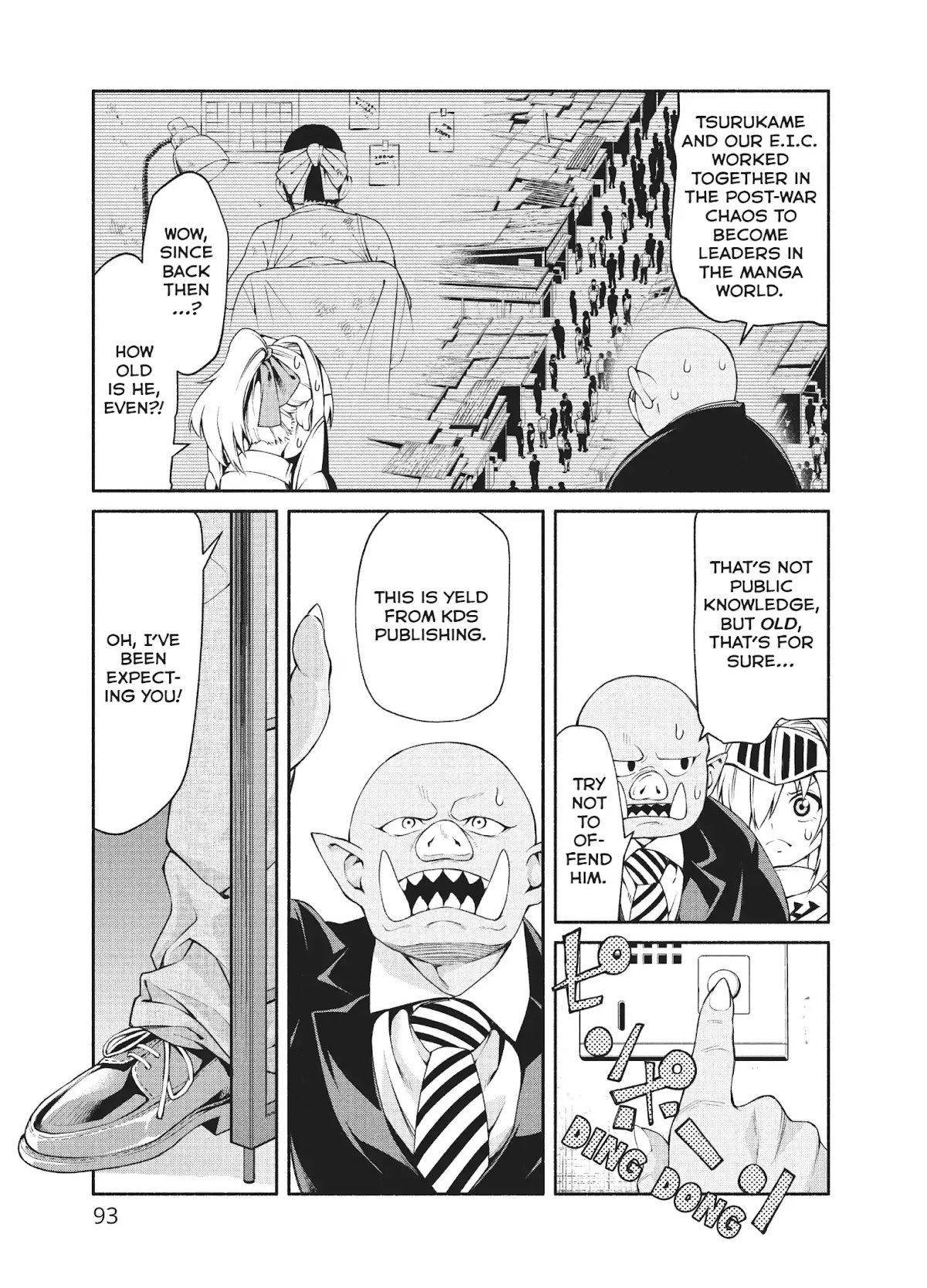 The Knight Cartoonist and Her Orc Editor Chapter 4 page 7 - Chapter 4: RIDDLE OF THE MANGA MASTER