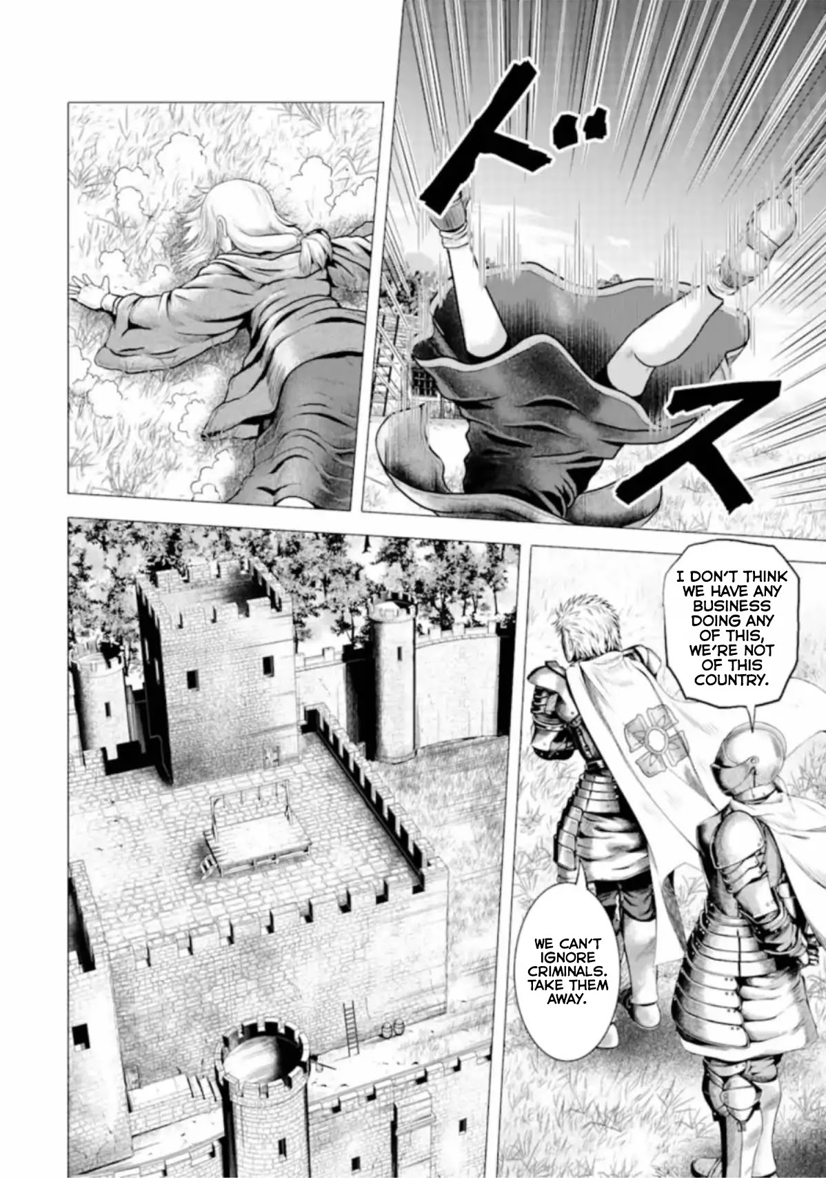 The Knight of White Thunder Chapter 1 page 33 - Chapter 1: The Carapaced Beast Under the Rainbow