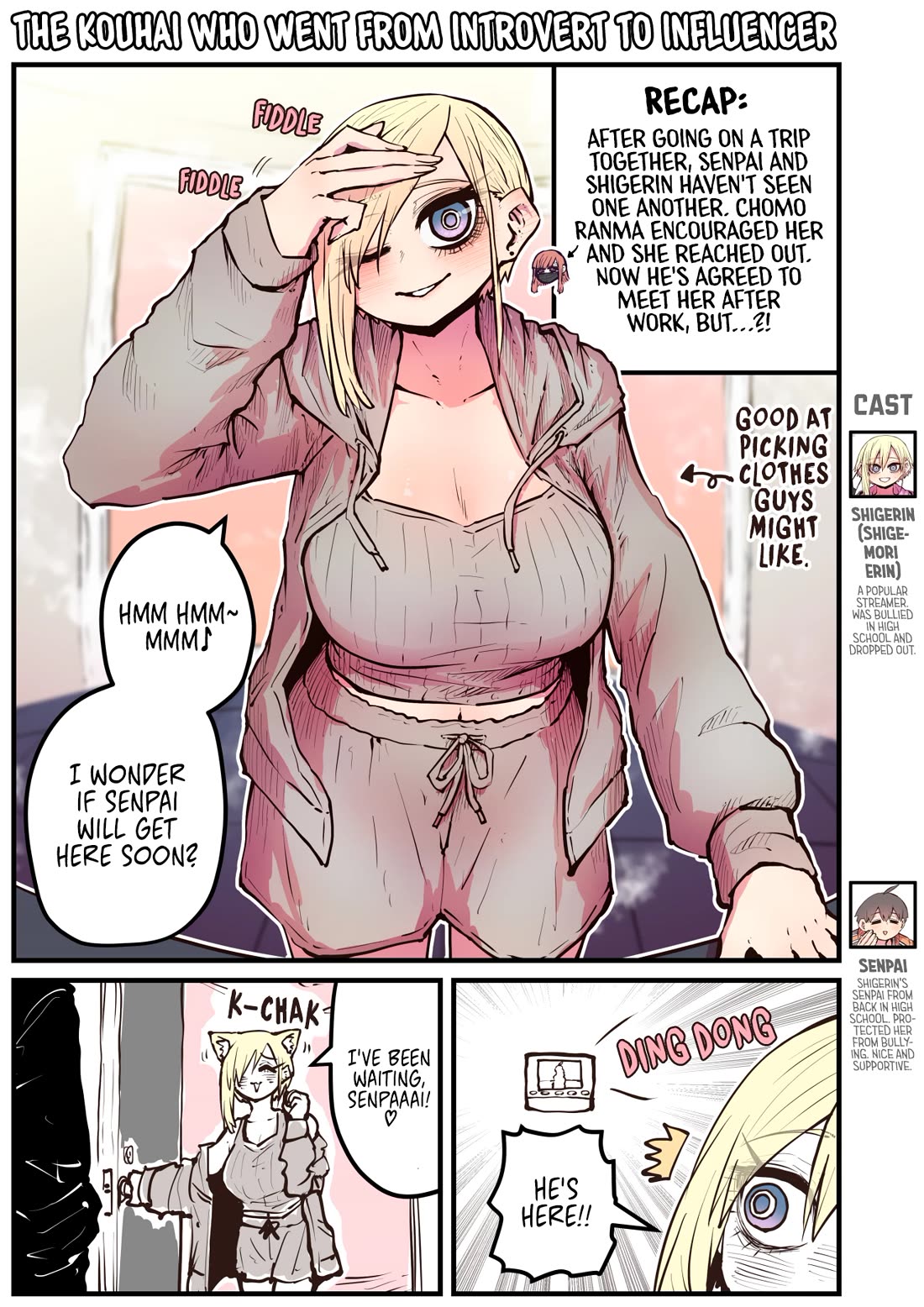 The Kouhai who Went from Introvert to Influencer Chapter 17 page 1 - Chapter 17