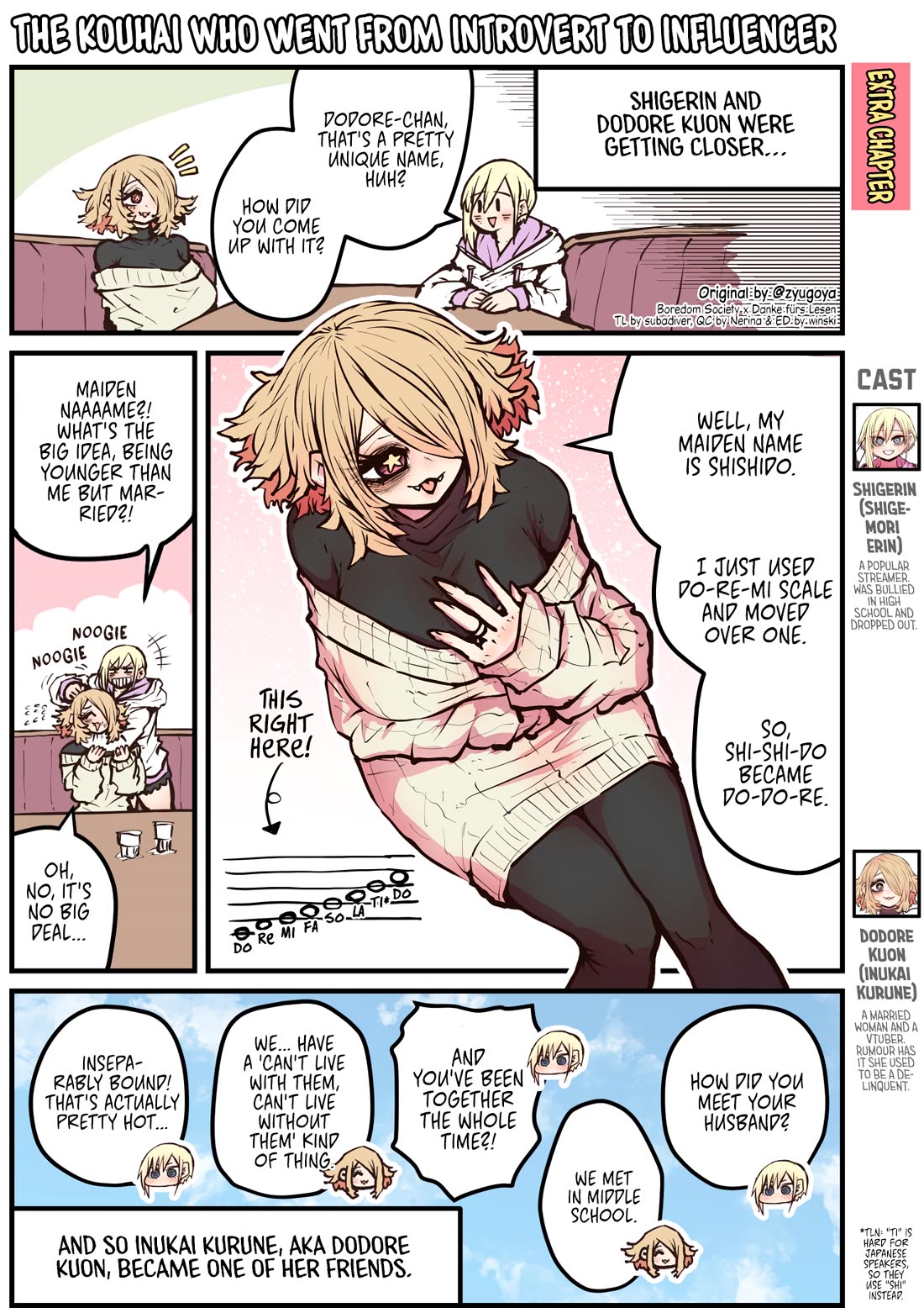 The Kouhai who Went from Introvert to Influencer Chapter 19.5 page 1 - Chapter 19.5