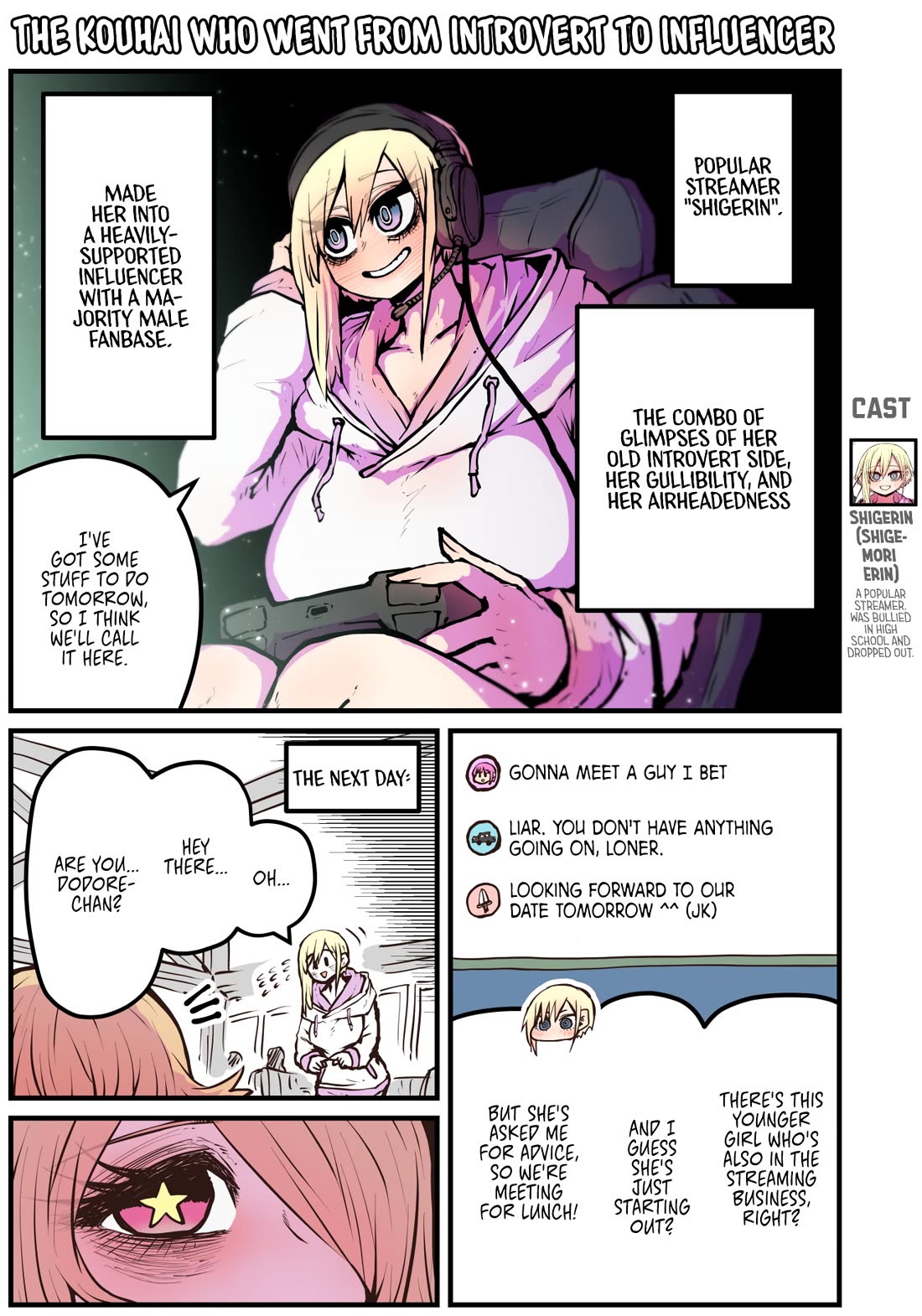 The Kouhai who Went from Introvert to Influencer Chapter 19 page 1 - Chapter 19