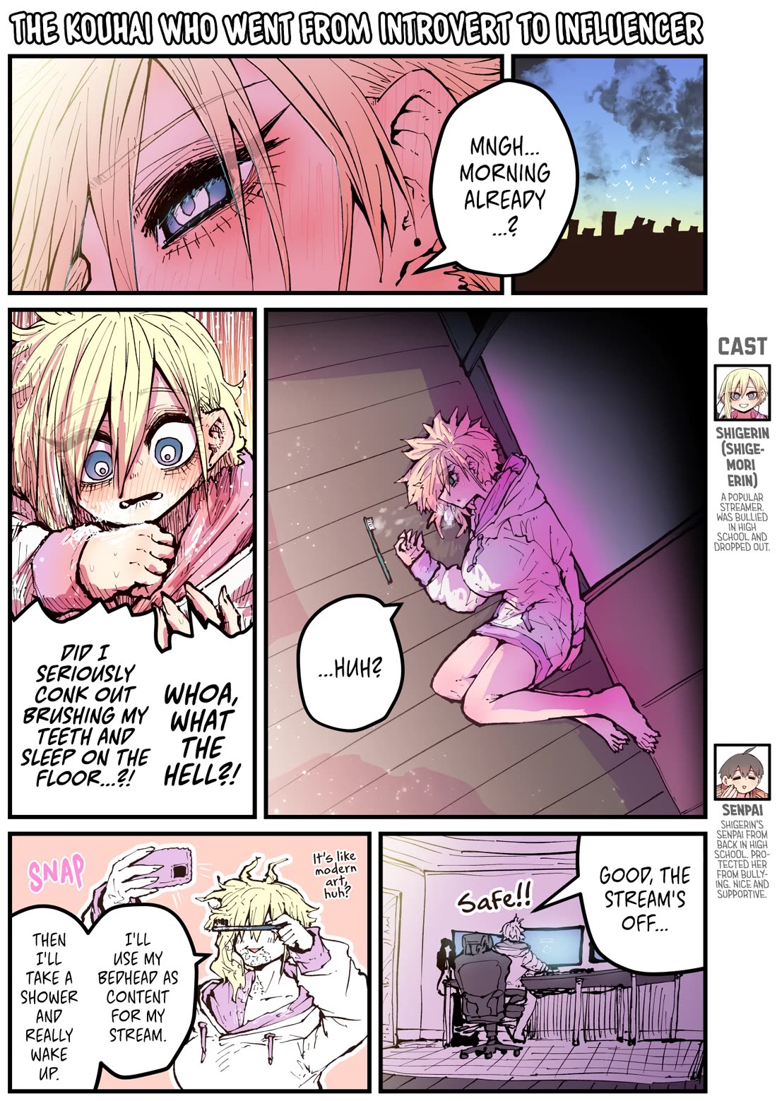 The Kouhai who Went from Introvert to Influencer Chapter 4 page 1 - Chapter 4