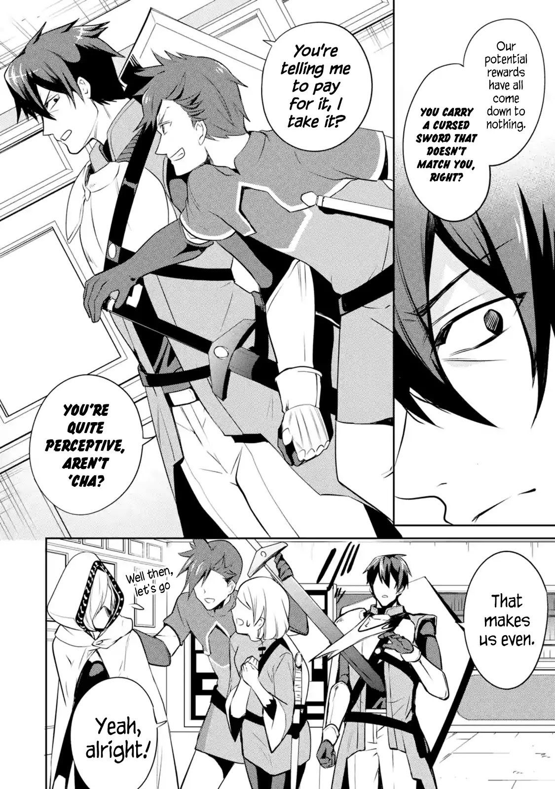 The Labyrinth Raids of the Ultimate Tank ~The Tank Possessing a Rare 9,999 Endurance Skill was Expelled from the Hero Party~ Chapter 1.1 page 19 - Chapter 1.1 - 1.7