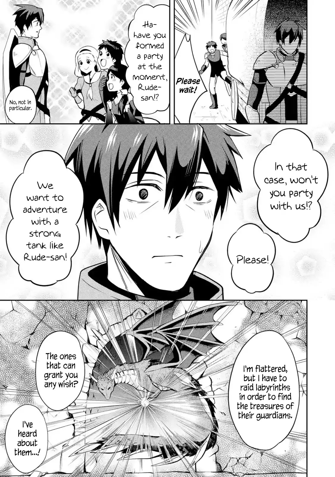 The Labyrinth Raids of the Ultimate Tank ~The Tank Possessing a Rare 9,999 Endurance Skill was Expelled from the Hero Party~ Chapter 1.1 page 57 - Chapter 1.1 - 1.7