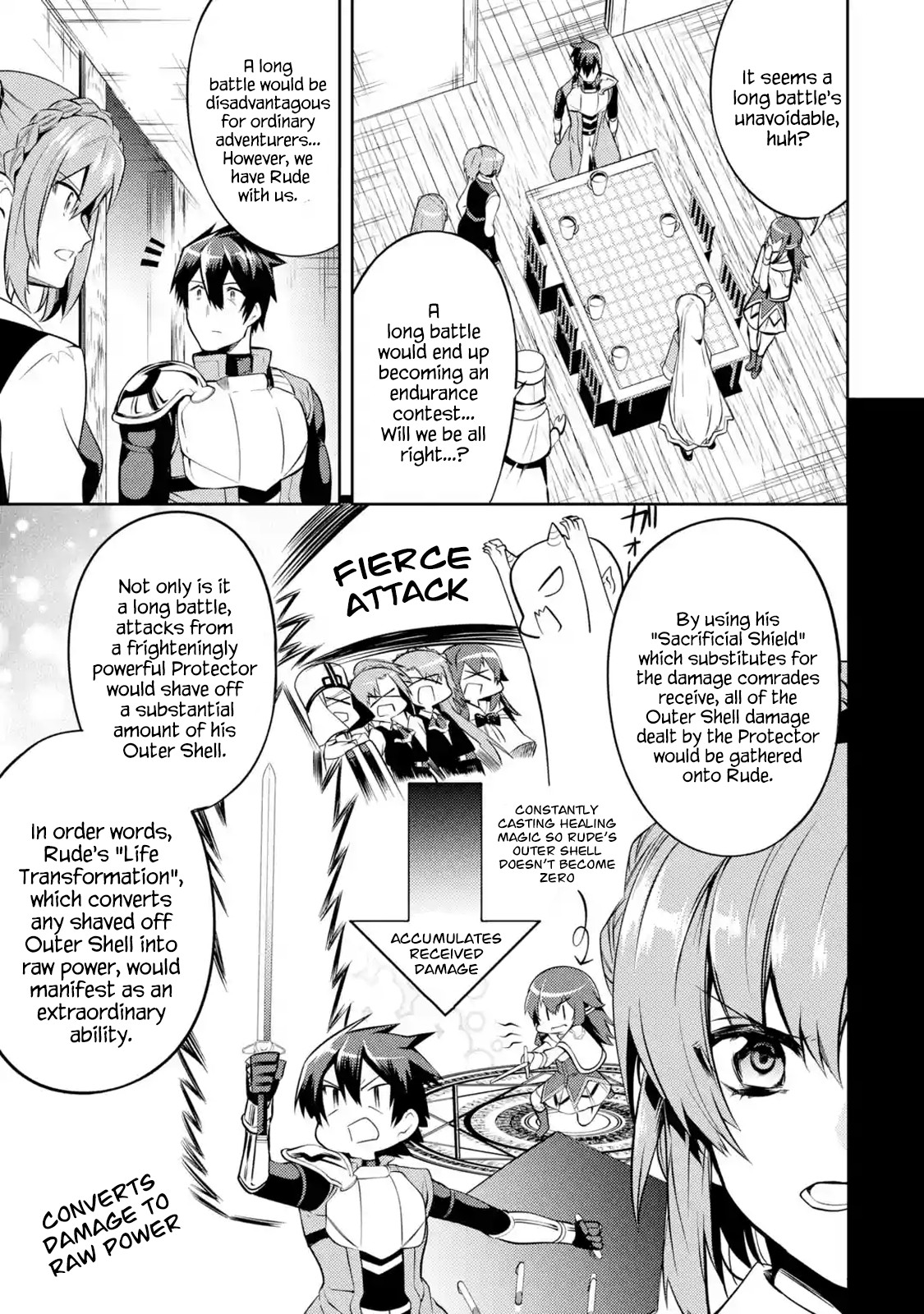 The Labyrinth Raids of the Ultimate Tank ~The Tank Possessing a Rare 9,999 Endurance Skill was Expelled from the Hero Party~ Chapter 10.1 page 12 - Chapter 10.1 - 10.5: For One's Dream (2)
