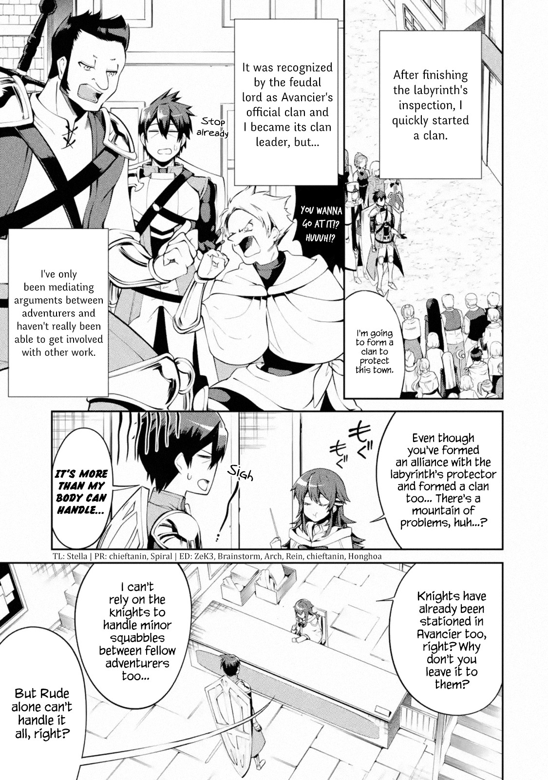 The Labyrinth Raids of the Ultimate Tank ~The Tank Possessing a Rare 9,999 Endurance Skill was Expelled from the Hero Party~ Chapter 11.1 page 4 - Chapter 11.1 - 11.4: The Labyrinth's Warden