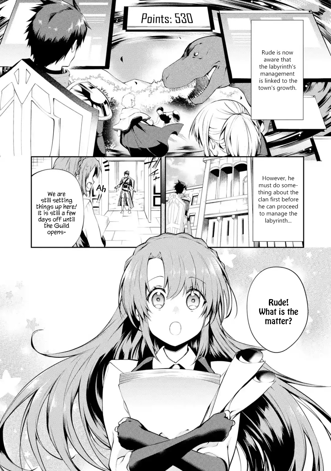 The Labyrinth Raids of the Ultimate Tank ~The Tank Possessing a Rare 9,999 Endurance Skill was Expelled from the Hero Party~ Chapter 12.1 page 1 - Chapter 12.1 - 12.3: Clan Administration